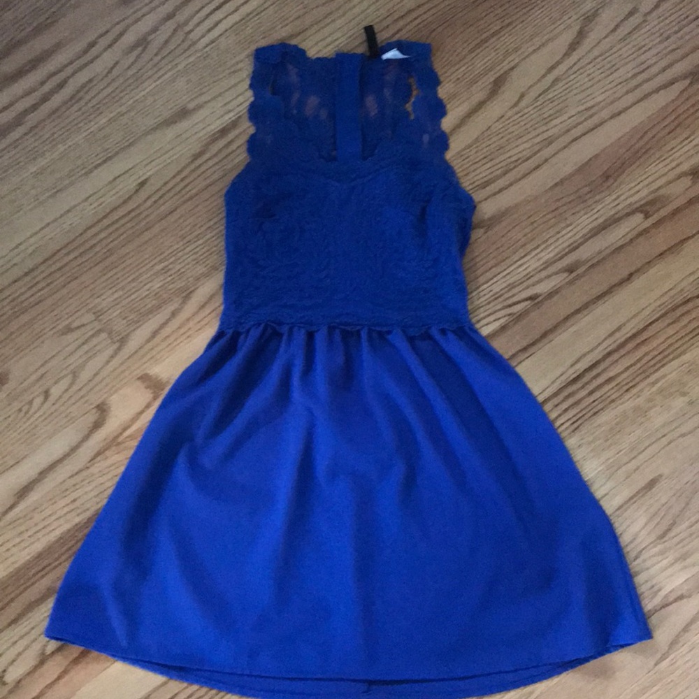 Lace mini dress